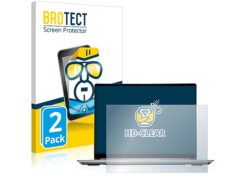 BROTECT 2x klare Schutzfolie(für Laptop) Framework