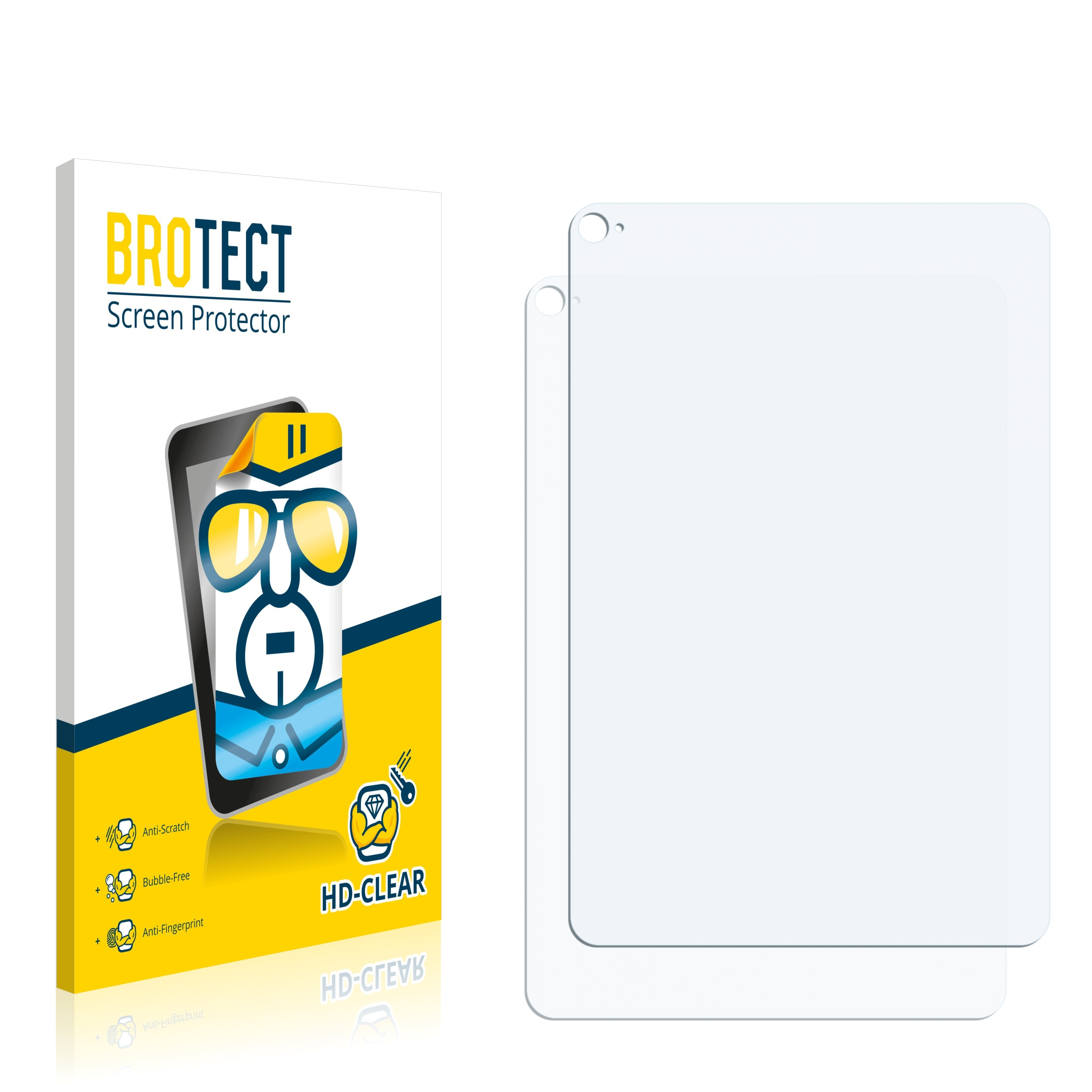 2015) klare BROTECT 2x Apple Mini iPad Schutzfolie(für 4