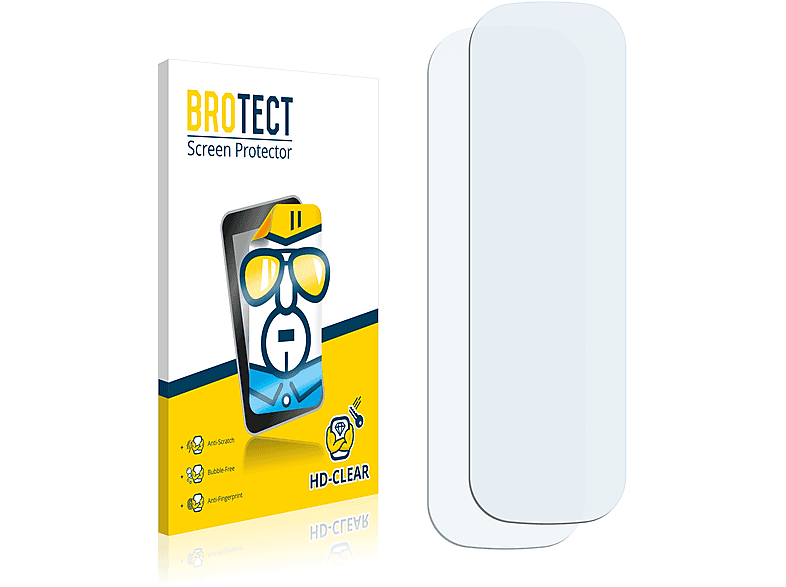 BROTECT 2x klare Schutzfolie(für Galaxy Samsung Fold)