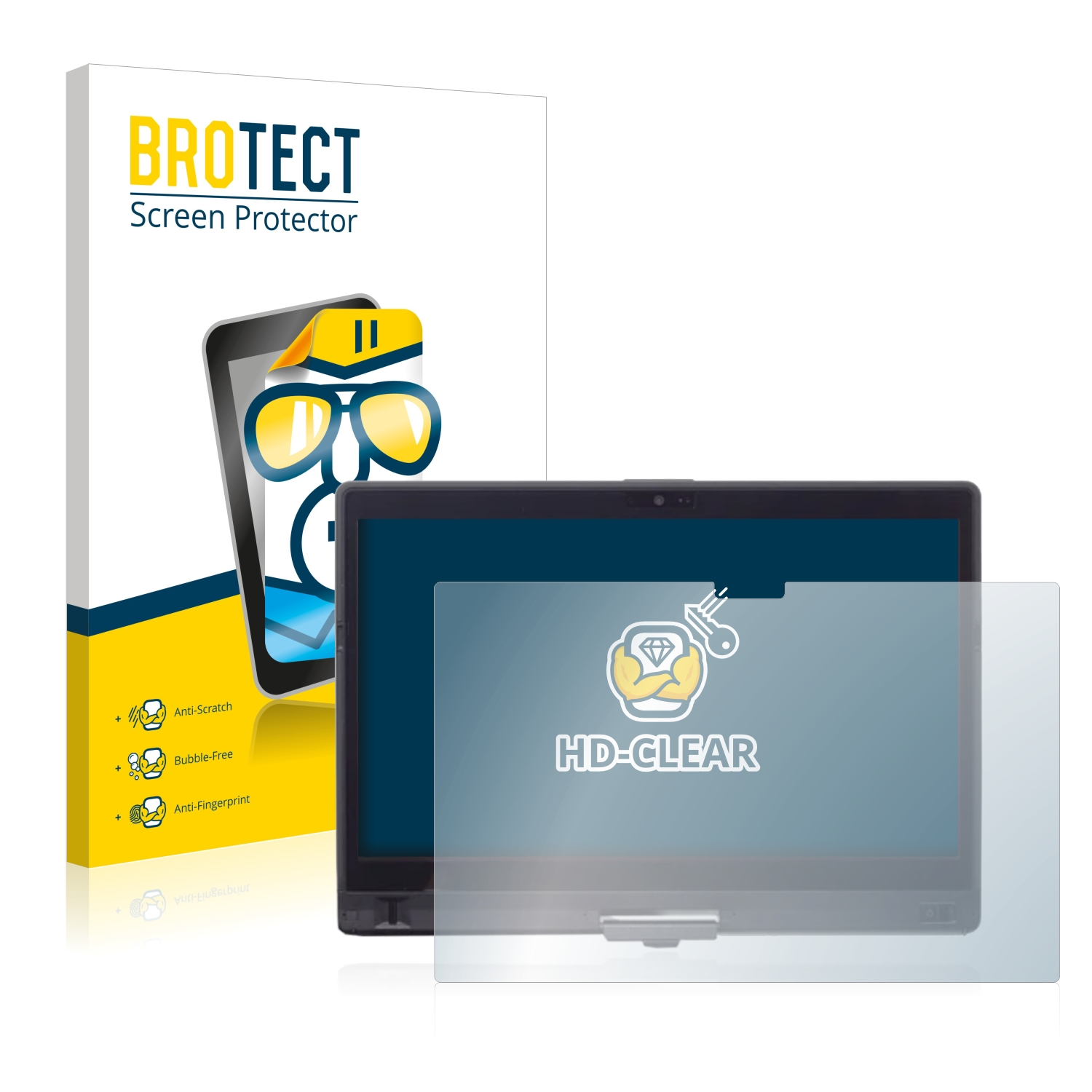 BROTECT klare Schutzfolie(für Fujitsu T938) Lifebook