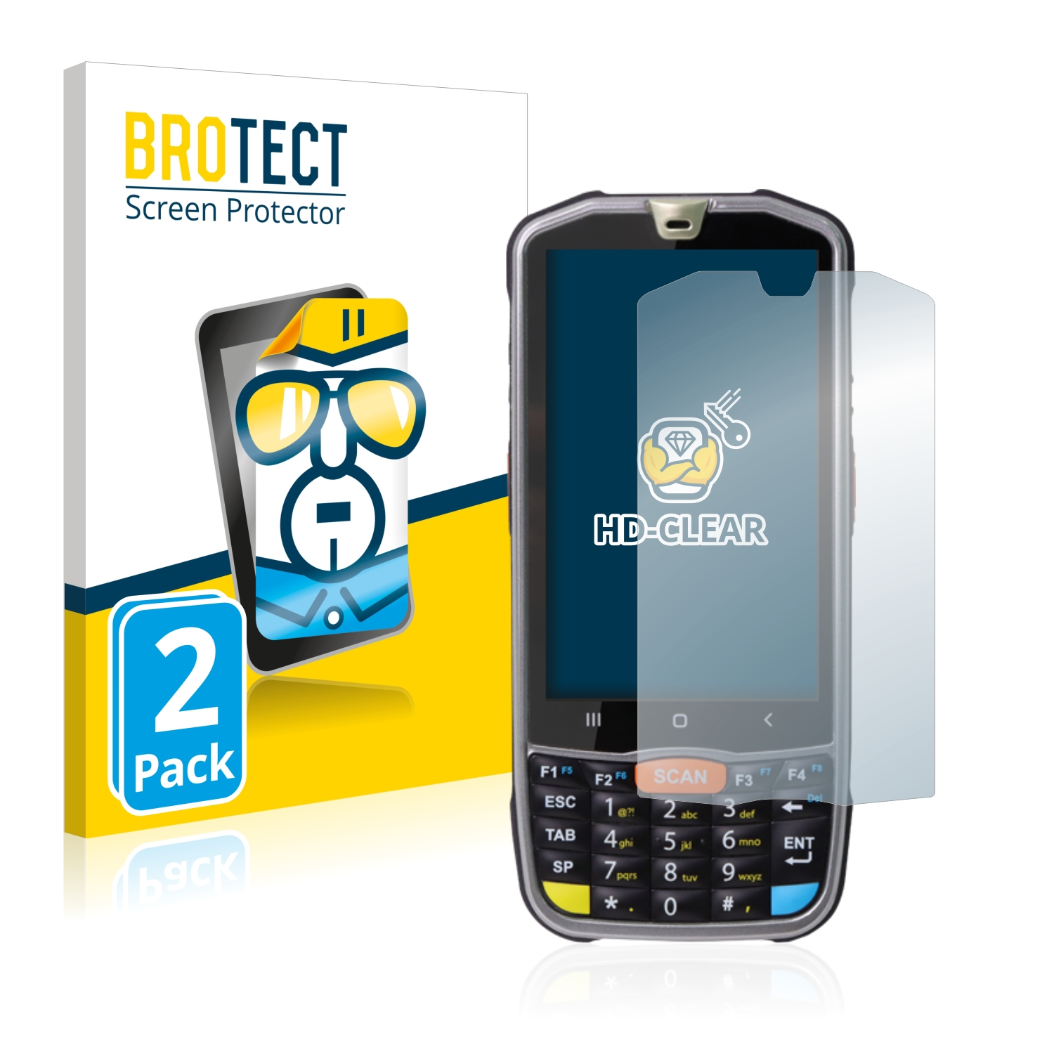 klare Point Mobile Schutzfolie(für BROTECT 2x PM67)