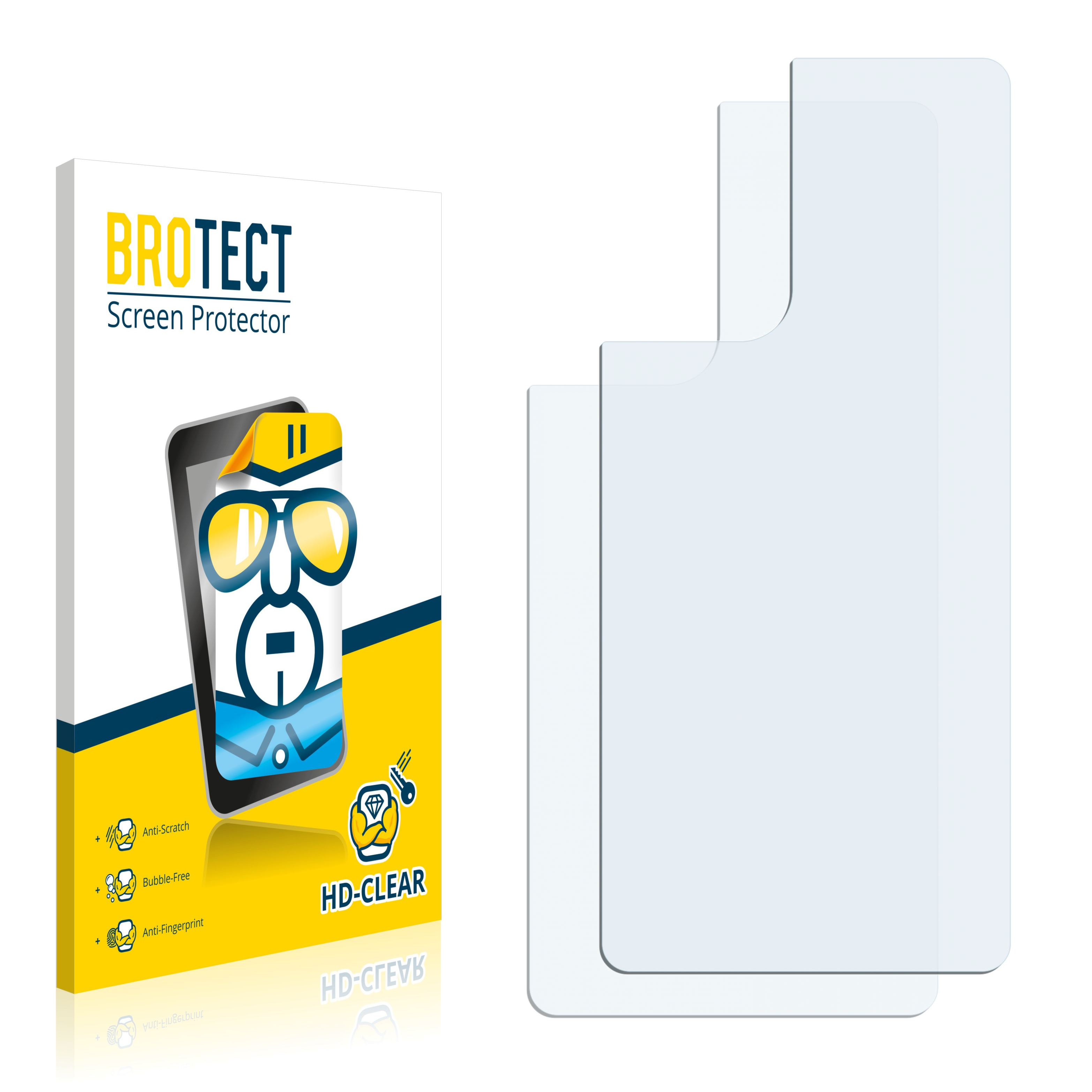 klare 5G) 2x BROTECT Schutzfolie(für Galaxy A73 Samsung