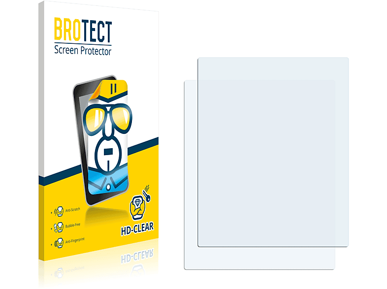 BROTECT 2x klare Schutzfolie(für Renault Megane 4 2020 Multimedia Easy 9.3\
