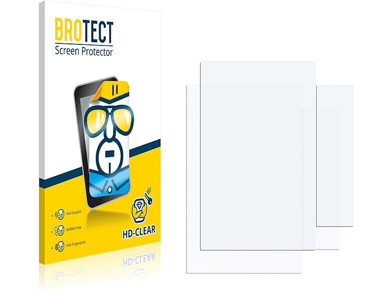 BROTECT 2x klare Schutzfolie(für Pioneer DJM 2000 Nexus)