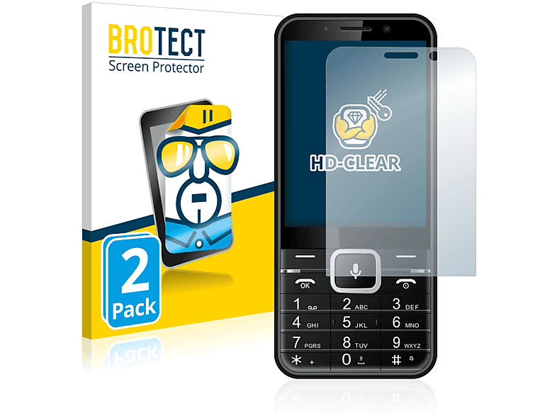 BROTECT 2x klare Schutzfolie(für myPhone Up Smart)
