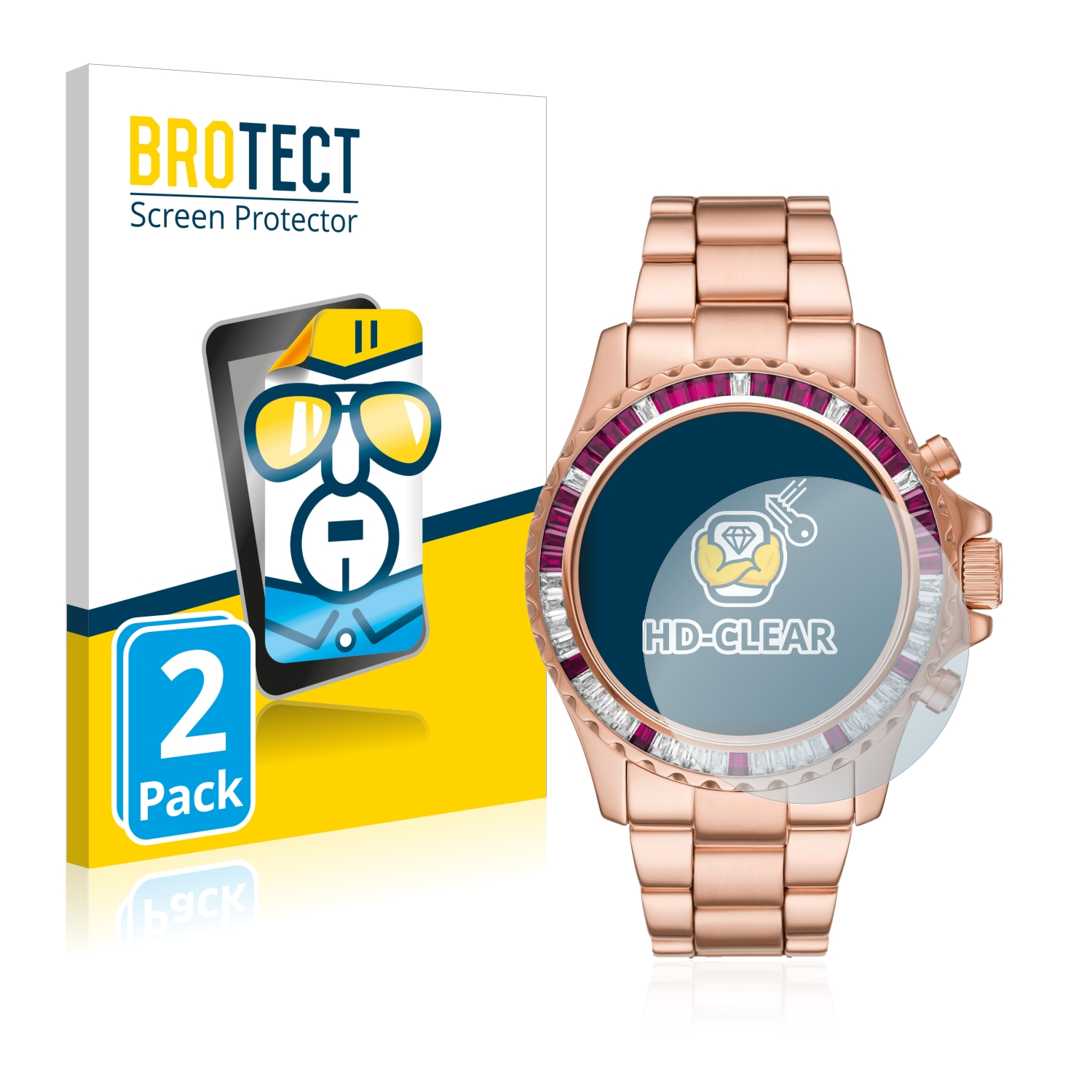 BROTECT 2x Michael klare Kors Schutzfolie(für Everest MK 6972)