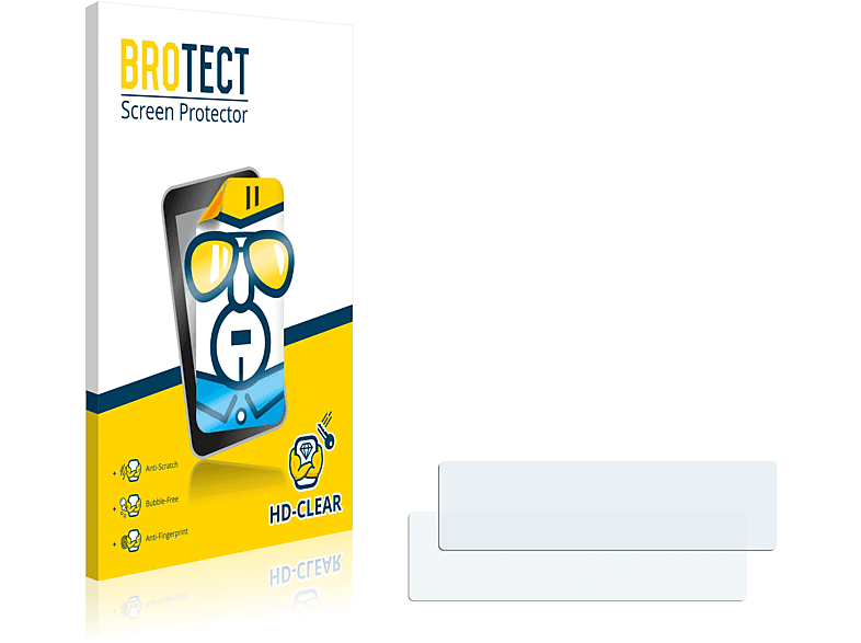 BROTECT 2x klare Schutzfolie(für Profiler Remote) Kemper