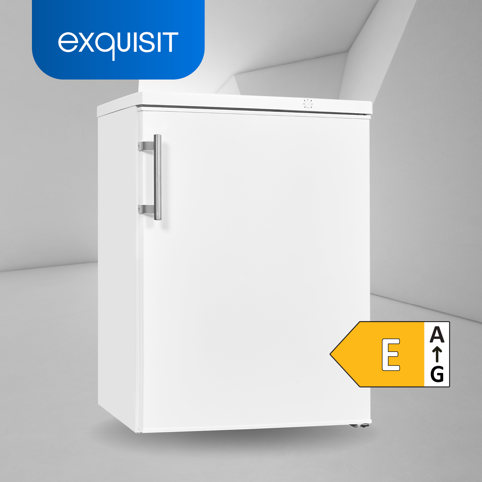 EXQUISIT GS18-H-170E hoch) weiss mm Gefrierschrank 850 (E