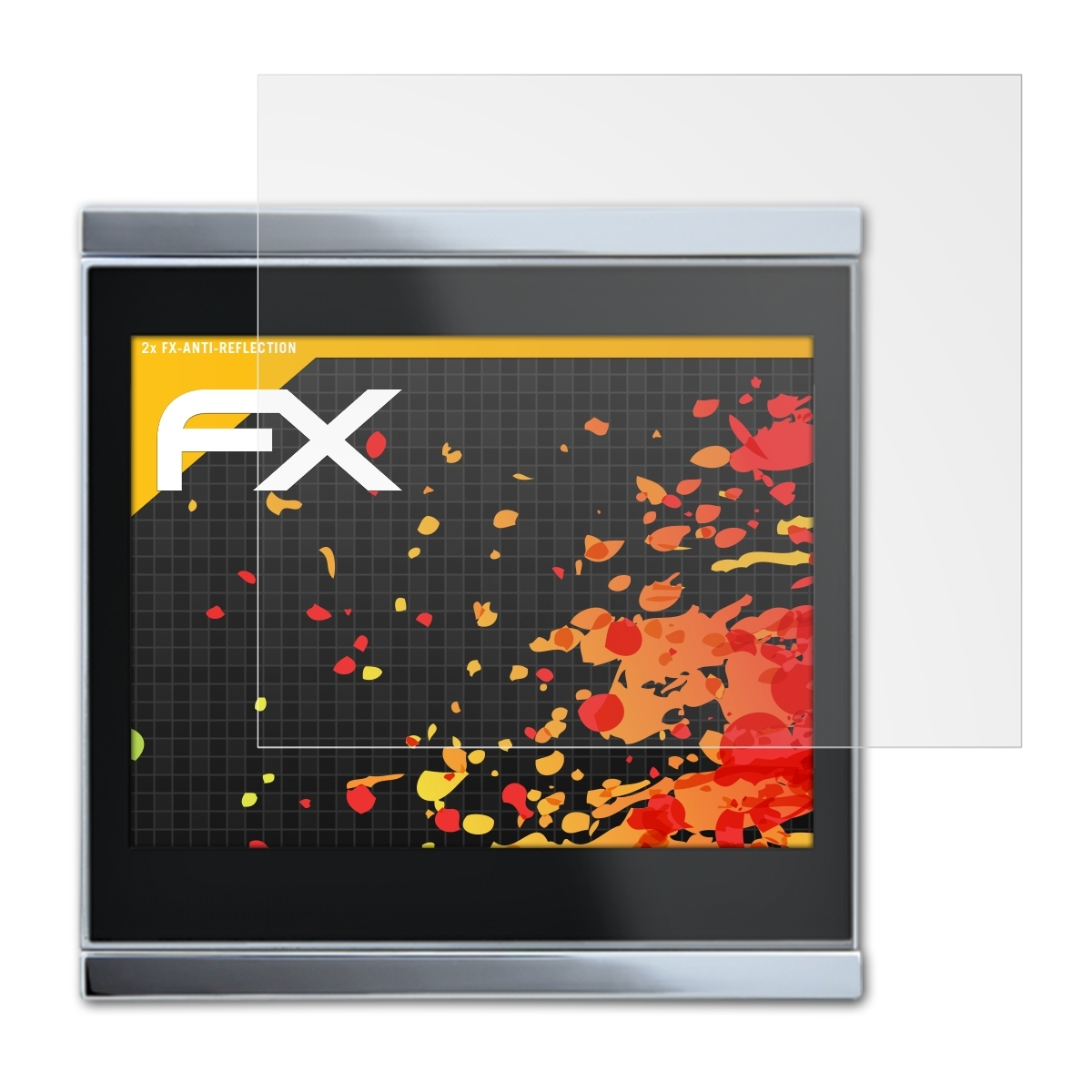 ATFOLIX 2x Displayschutz(für Elsner Corlo KNX FX-Antireflex (3.5 Touch inch))