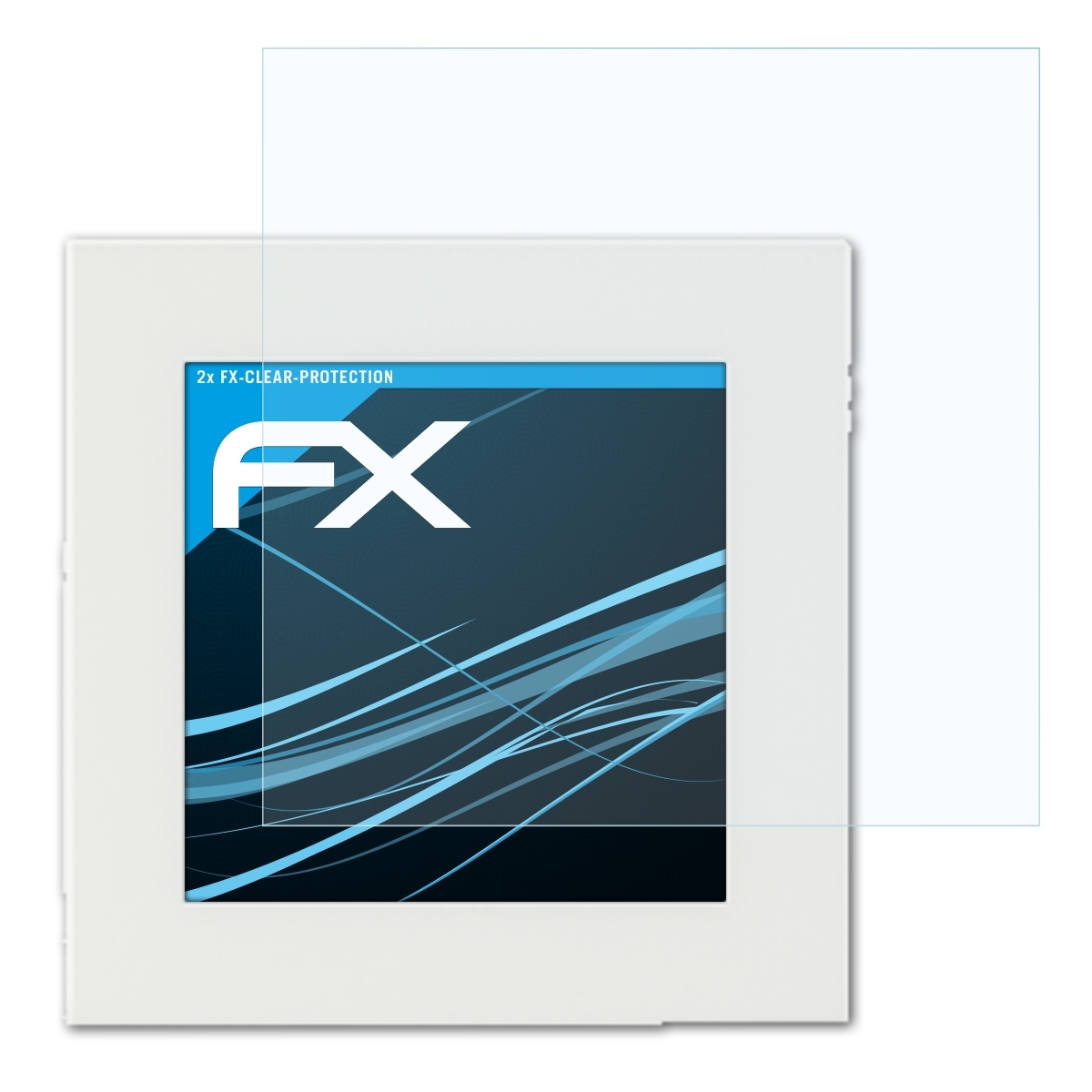 ATFOLIX 2x FX-Clear Displayschutz(für Nunio Elsner KNX M-T)