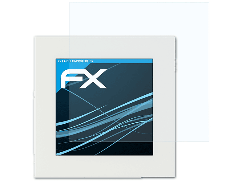 ATFOLIX 2x FX-Clear KNX Nunio Displayschutz(für M-T) Elsner