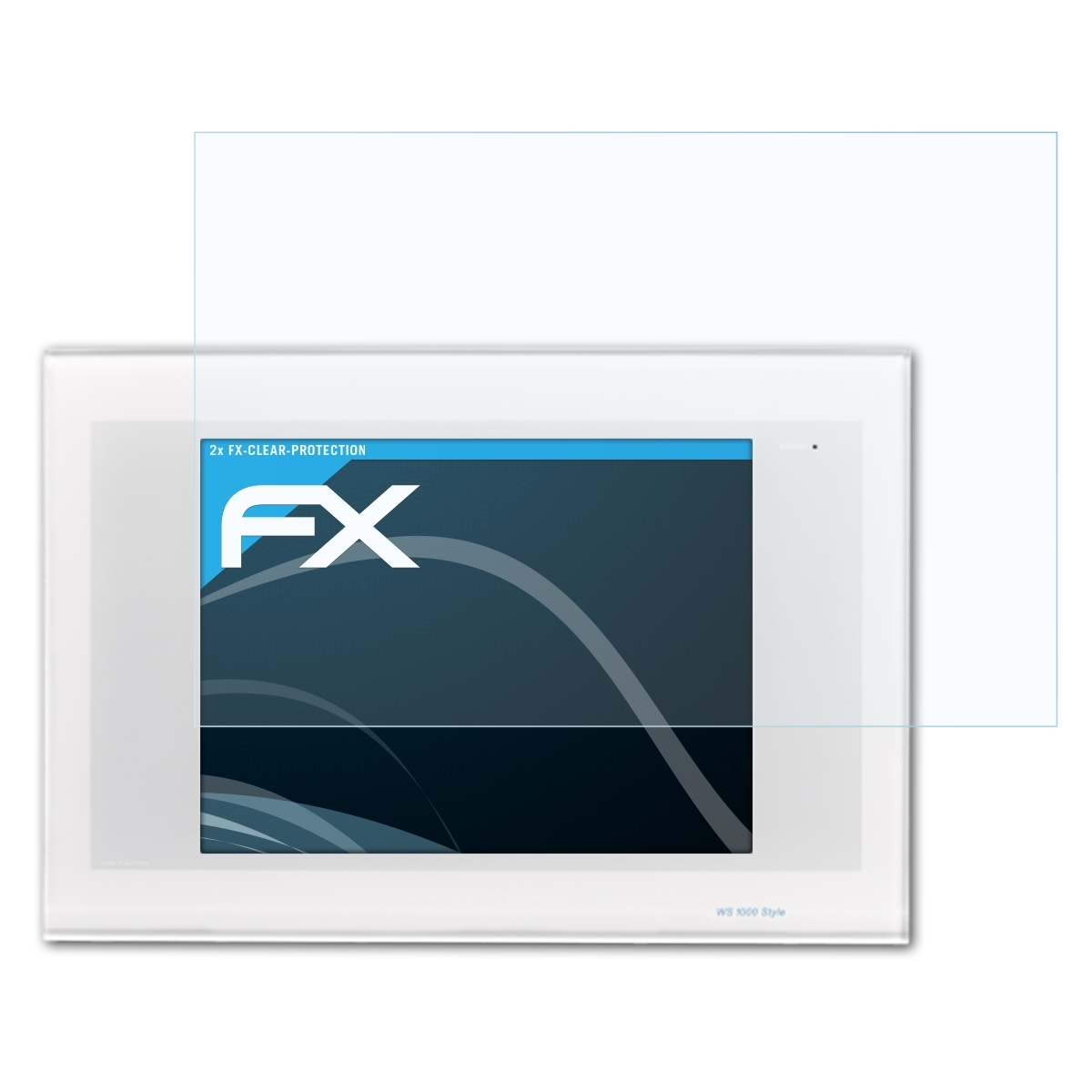 ATFOLIX 2x FX-Clear Displayschutz(für Elsner KNX Style) WS1000