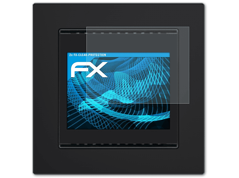 ATFOLIX 2x FX-Clear Displayschutz(für Elsner KNX) Cala Touch