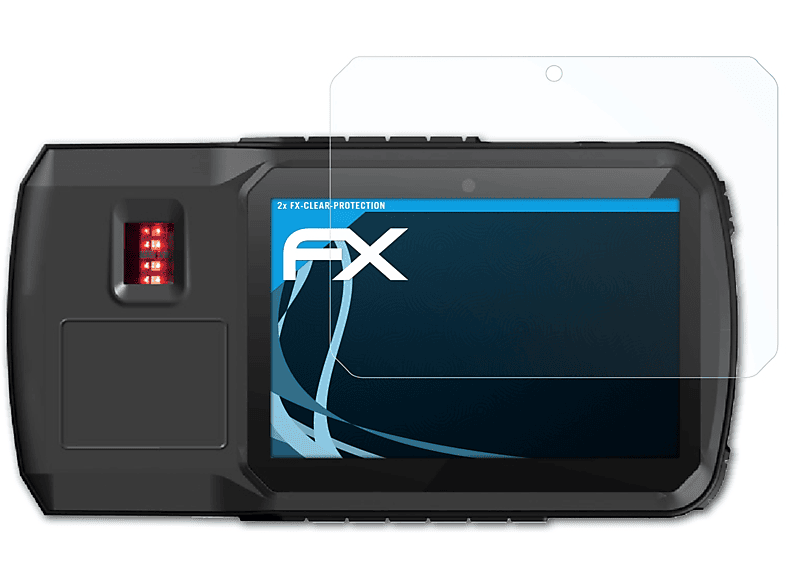 ATFOLIX 2x FX-Clear Displayschutz(für Coppernic Fap 20)