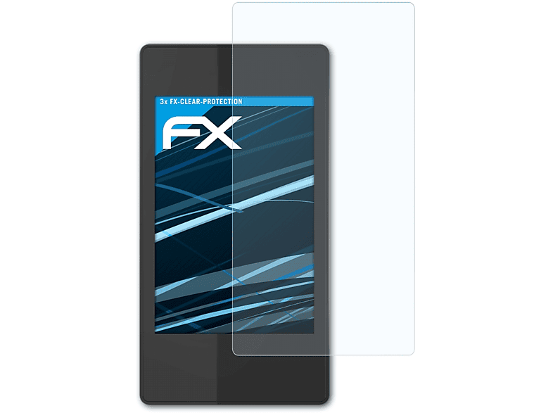 ATFOLIX 3x FX-Clear Displayschutz(für Elsner Remo KNX RF)