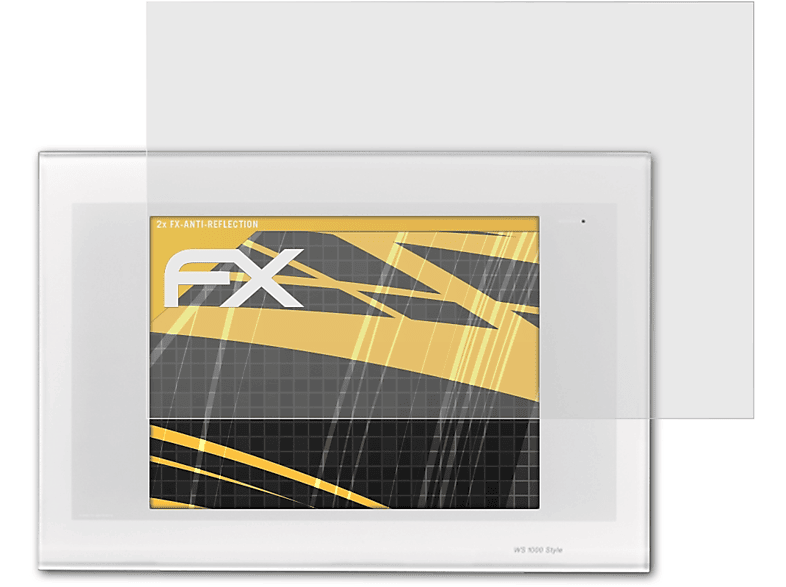 ATFOLIX 2x FX-Antireflex Displayschutz(für WS1000 Elsner Style)