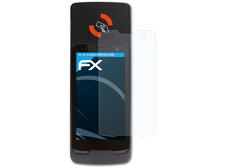 ATFOLIX 2x FX-Clear Displayschutz(für Coppernic Access-Er)