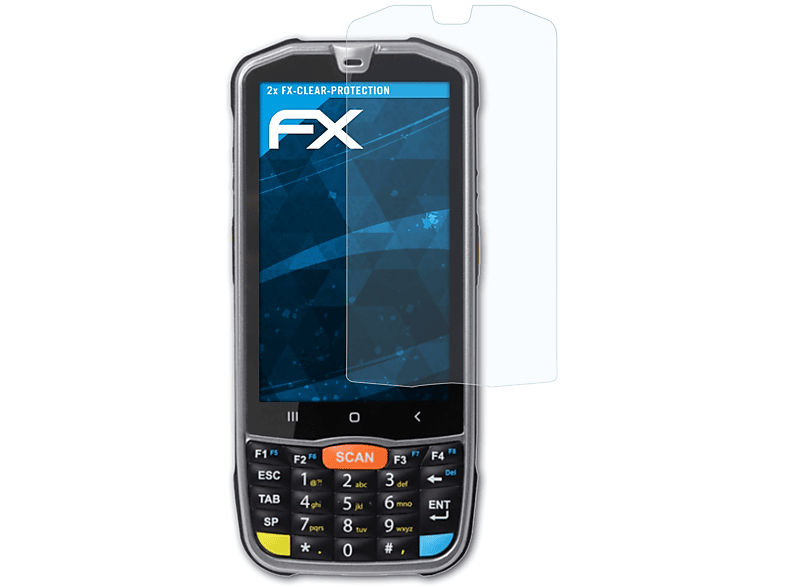 ATFOLIX 2x FX-Clear Displayschutz(für Point PM67) Mobile