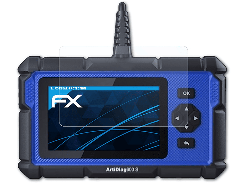 ATFOLIX 2x FX-Clear Displayschutz(für S) Topdon ArtiDiag600