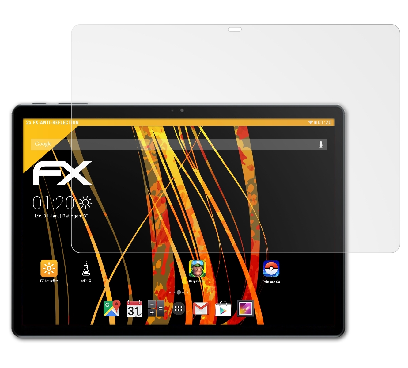 ATFOLIX 2x FX-Antireflex Displayschutz(für iNote) Alldocube