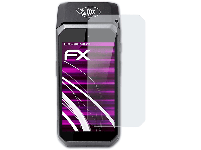 ATFOLIX FX-Hybrid-Glass Schutzglas(für Mobile PM500) Point
