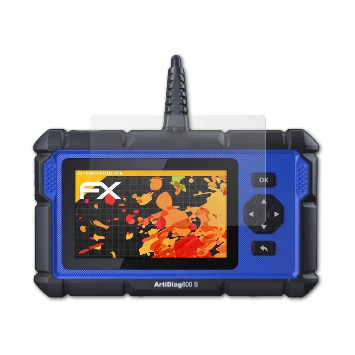 ATFOLIX 2x FX-Antireflex ArtiDiag600 S) Topdon Displayschutz(für