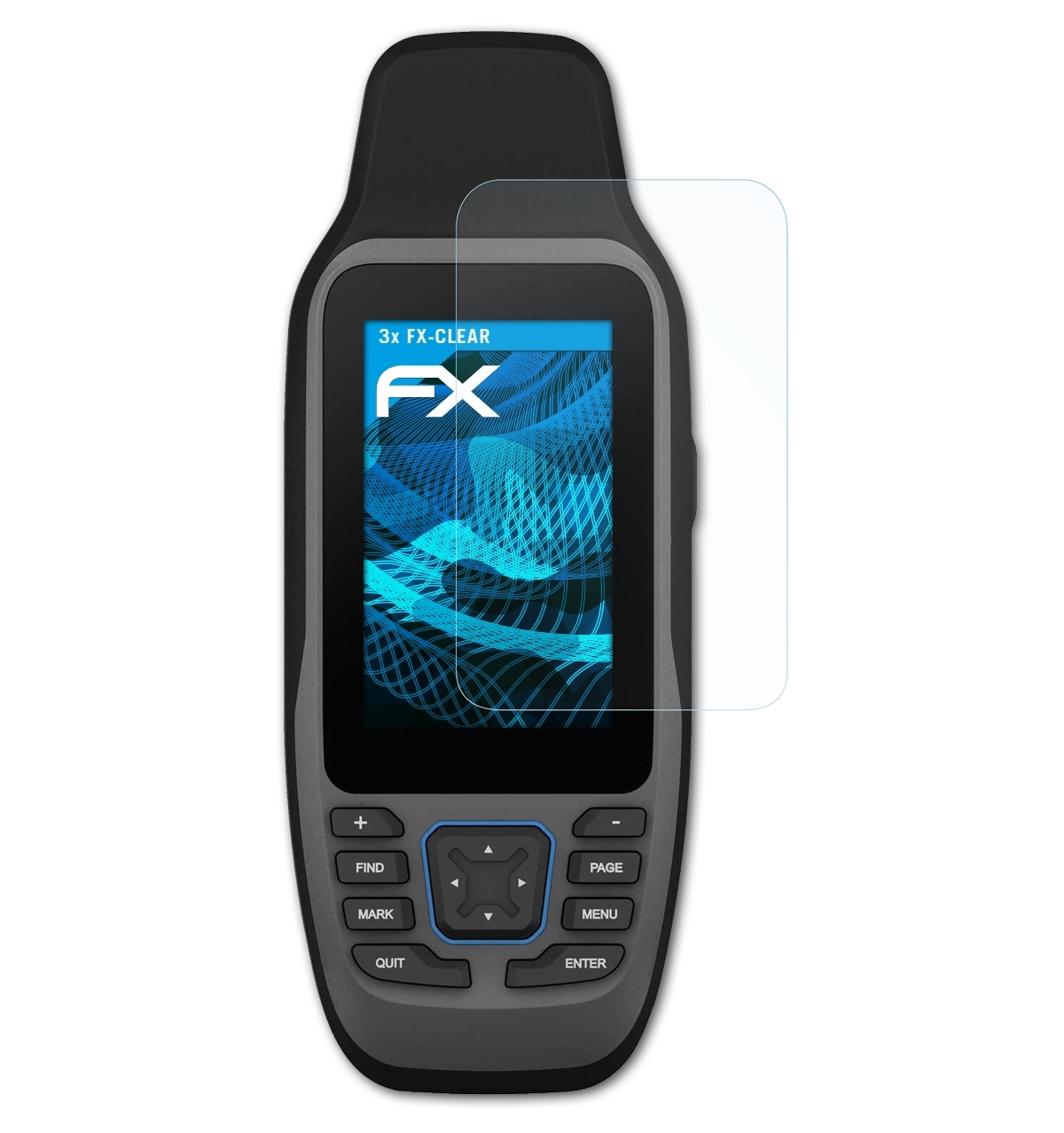 ATFOLIX 3x 79s) Displayschutz(für GPSMap FX-Clear Garmin