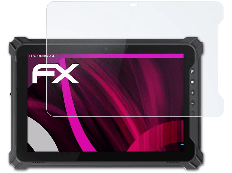 ATFOLIX FX-Hybrid-Glass Schutzglas(für Werock Rocktab S510) | Tabletschutzfolien