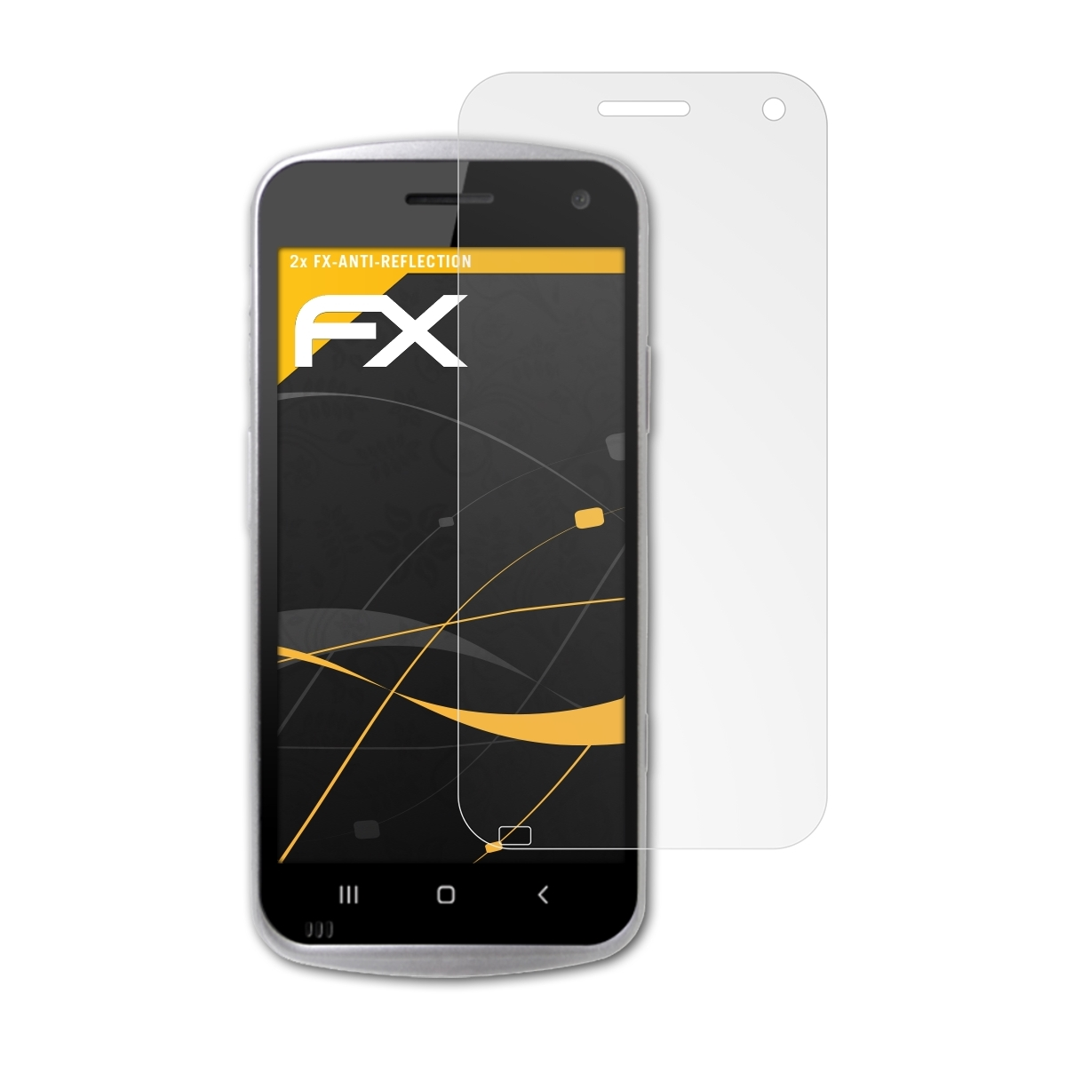 ATFOLIX 2x FX-Antireflex Displayschutz(für Point Mobile PM30hc)