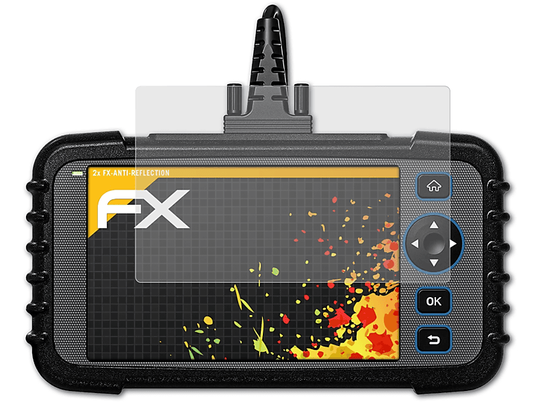 ATFOLIX 2x FX-Antireflex Displayschutz(für Topdon ArtiDiag600)