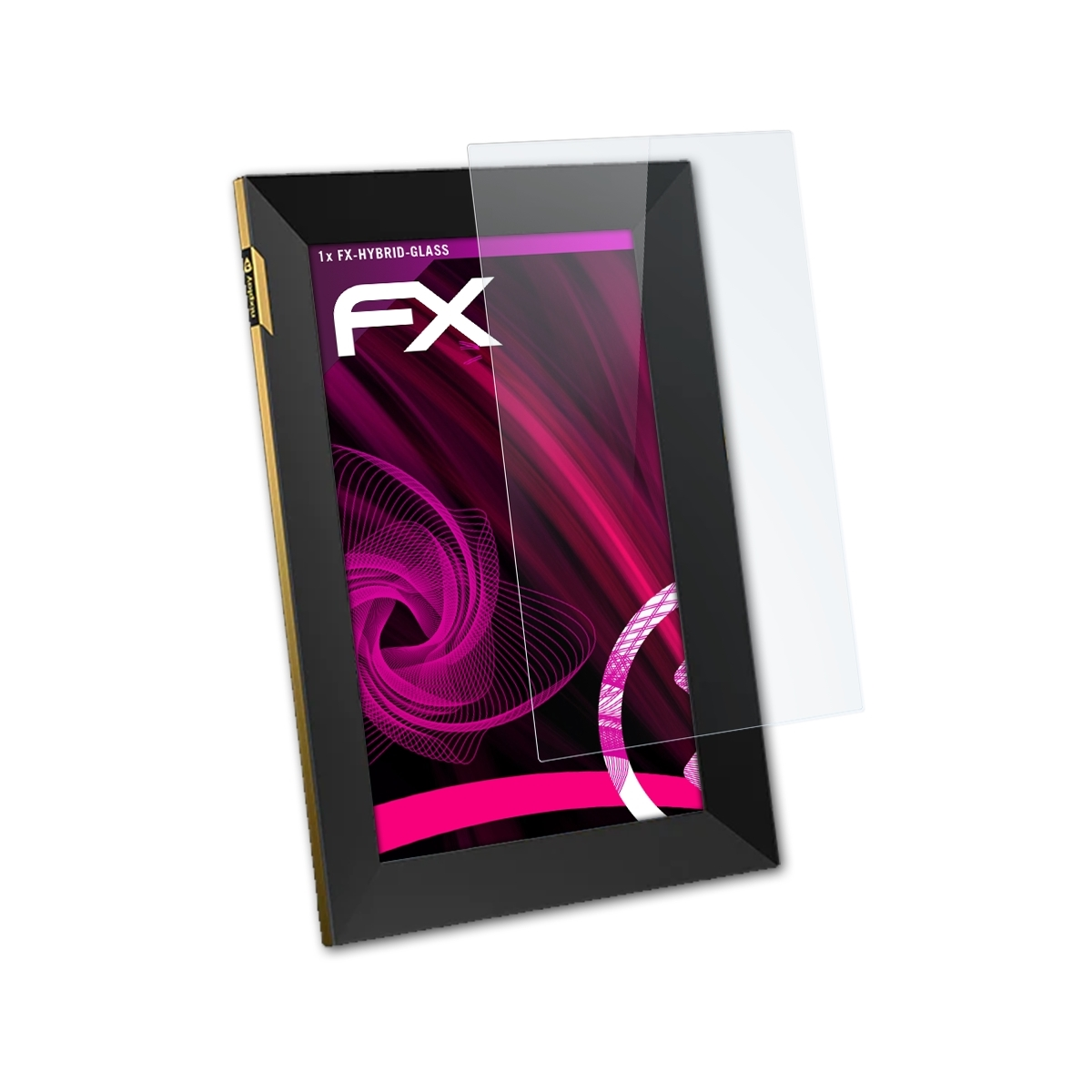 ATFOLIX FX-Hybrid-Glass Nixplay Touch (10.1 Inch)) 10 Schutzglas(für