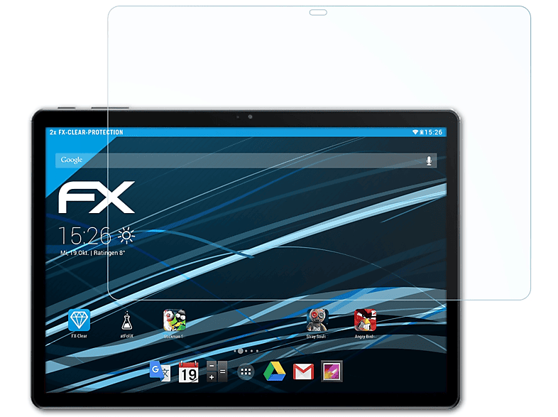 ATFOLIX 2x FX-Clear Displayschutz(für Alldocube iNote) | Tabletschutzfolien
