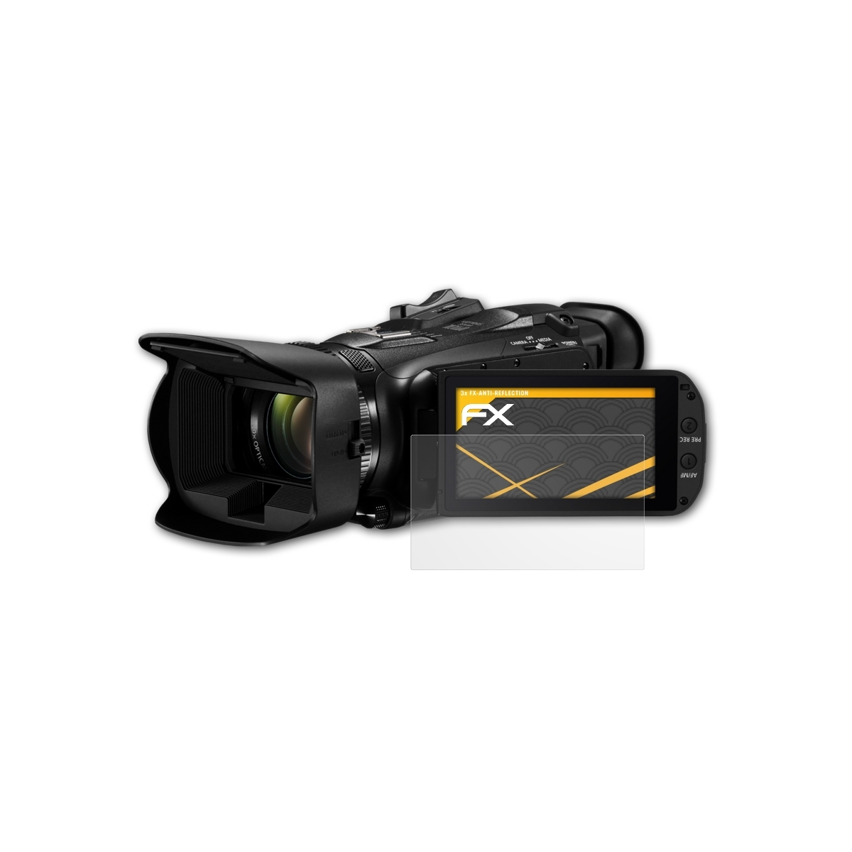 ATFOLIX Canon 3x Displayschutz(für FX-Antireflex Legria HF G70)