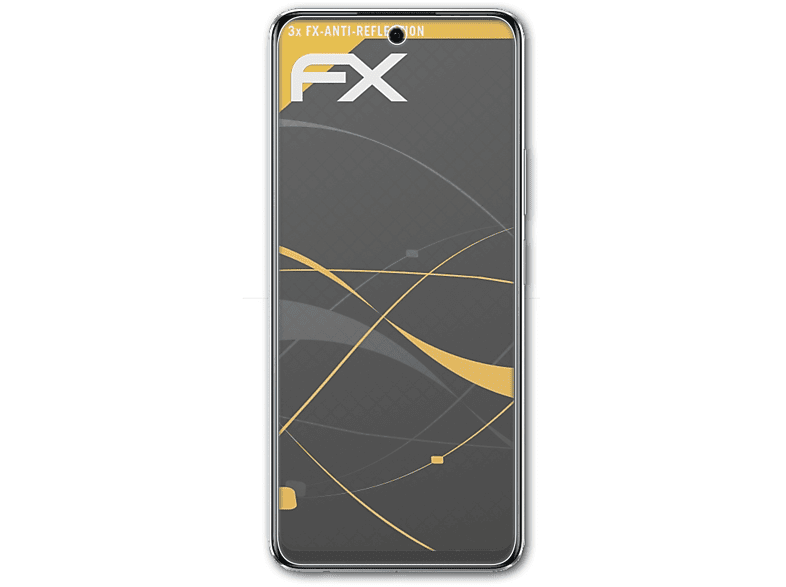 ATFOLIX 3x FX-Antireflex Displayschutz(für Infinix Zero 5G 2023)