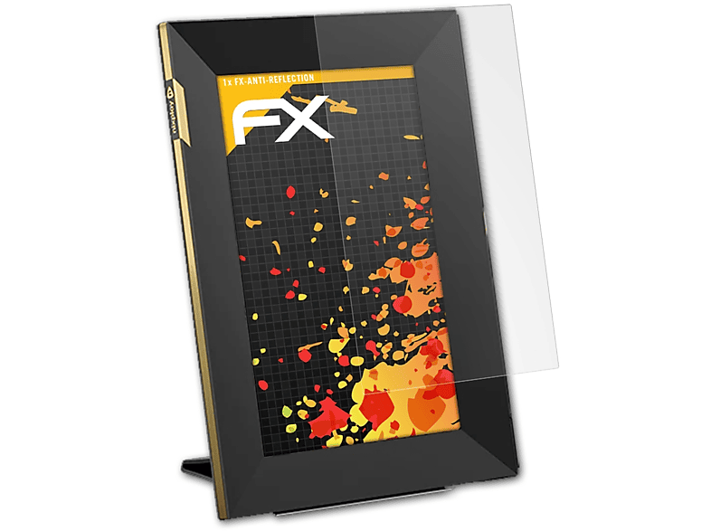 Touch Displayschutz(für Nixplay 08) ATFOLIX FX-Antireflex