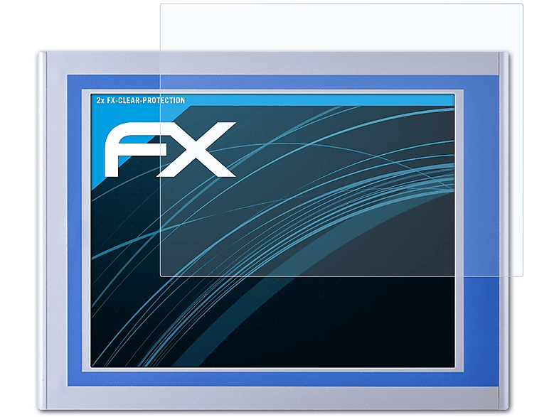 ATFOLIX 2x FX-Clear Displayschutz(für Nodka TPC6000-A123 (12.1 Inch))