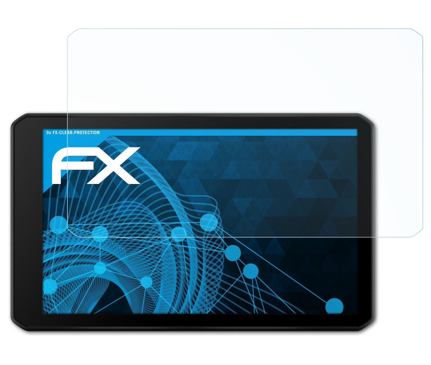 3x FX-Clear Garmin RVcam 795) ATFOLIX Displayschutz(für