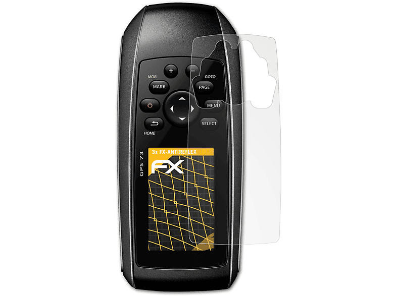 ATFOLIX 3x FX-Antireflex 73) GPS Displayschutz(für Garmin