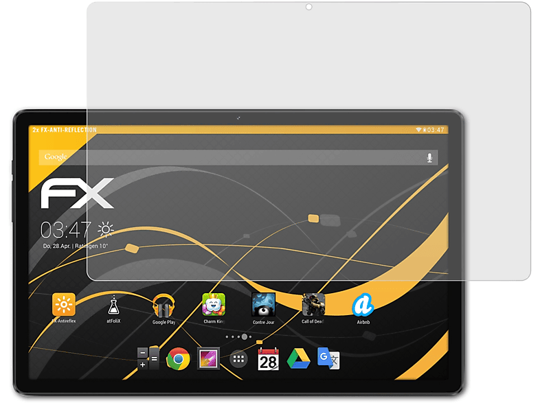 ATFOLIX 2x FX-Antireflex Displayschutz(für Alldocube iPlay 50)