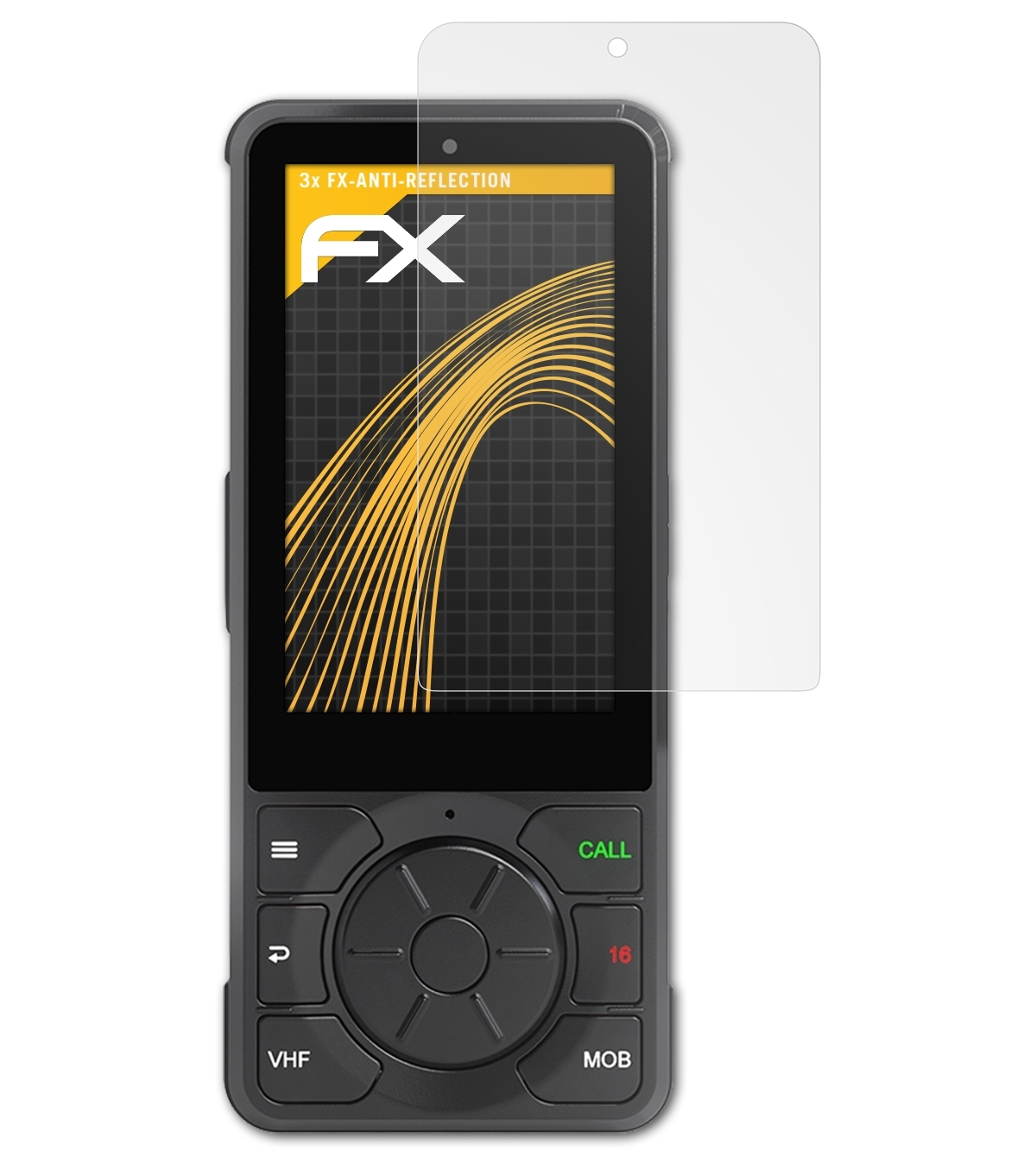 ATFOLIX 3x FX-Antireflex H1P) Displayschutz(für H1 Garmin / Cortex