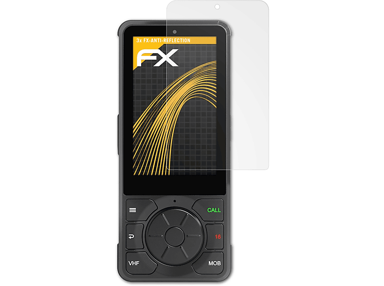 H1P) Cortex 3x Garmin ATFOLIX FX-Antireflex / Displayschutz(für H1