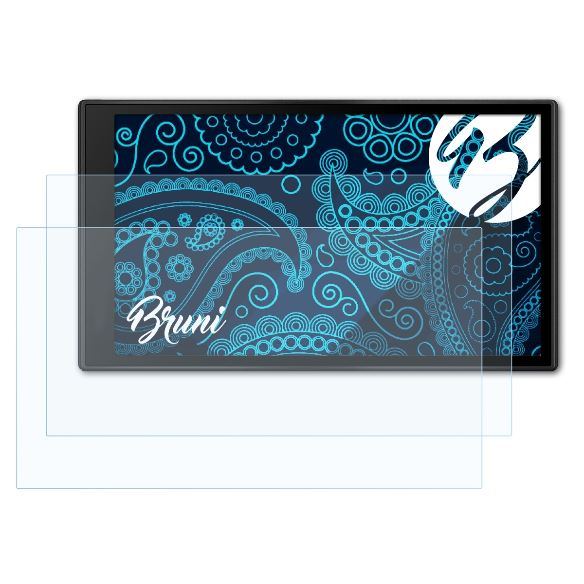 BRUNI 2x Basics-Clear Schutzfolie(für dezl OTR610) Garmin