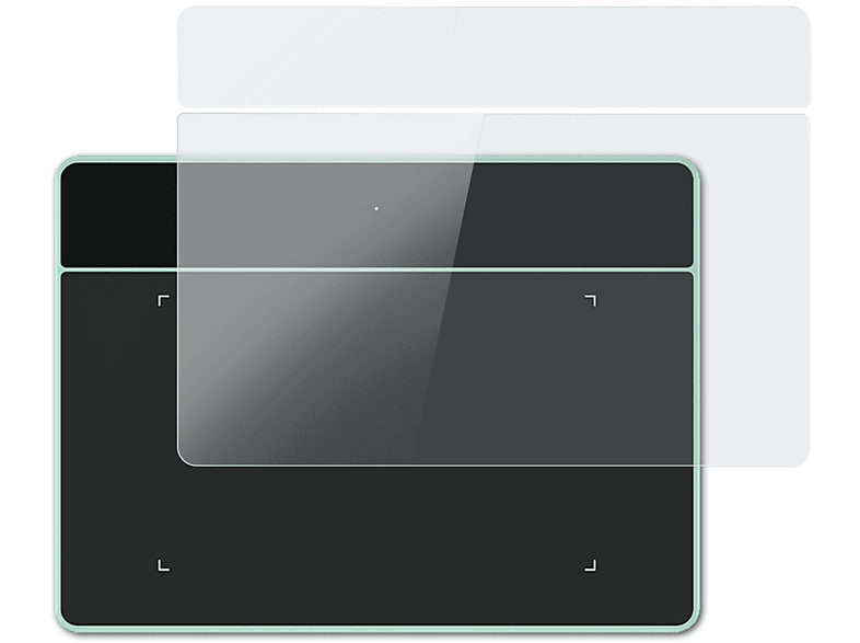 ATFOLIX FX-Hybrid-Glass Schutzglas(für XP-PEN Deco Fun XS (CT430))