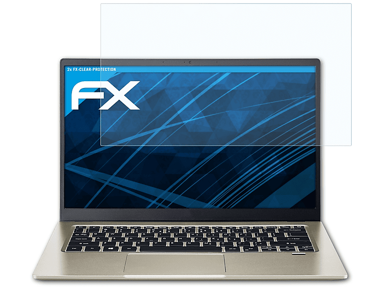 ATFOLIX 2x FX-Clear Displayschutz(für Acer Swift 1 (SF114-34))