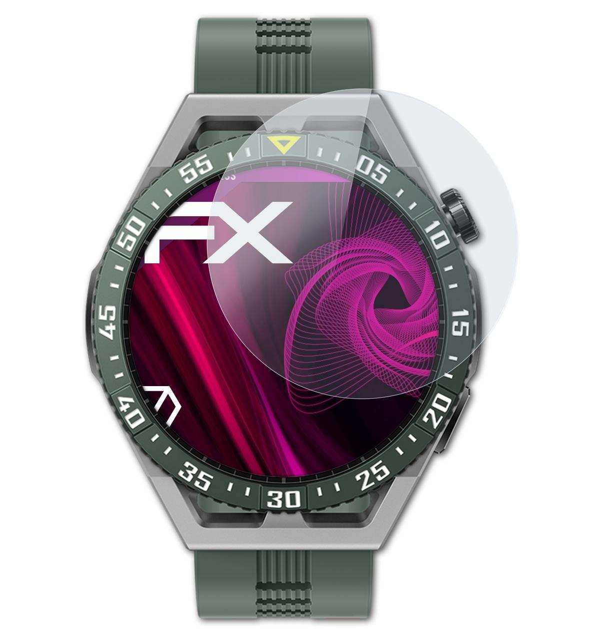 ATFOLIX FX-Hybrid-Glass Schutzglas(für Huawei Watch GT SE) 3