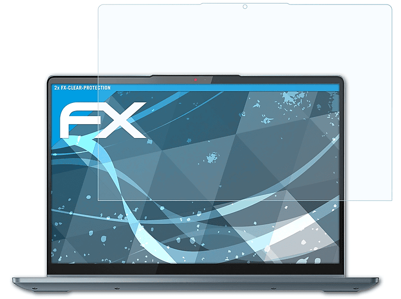 IdeaPad FX-Clear (14 ATFOLIX 5i 7 Gen Lenovo Inch)) 2x Displayschutz(für Flex
