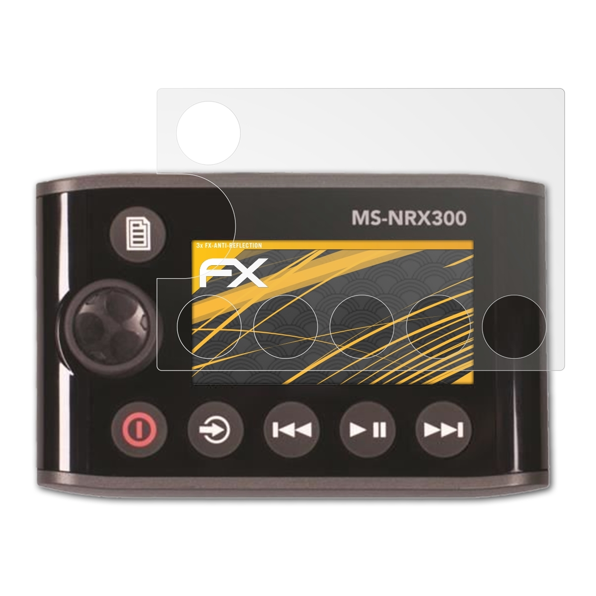 Displayschutz(für MS-NRX300) Fusion ATFOLIX Garmin FX-Antireflex 3x