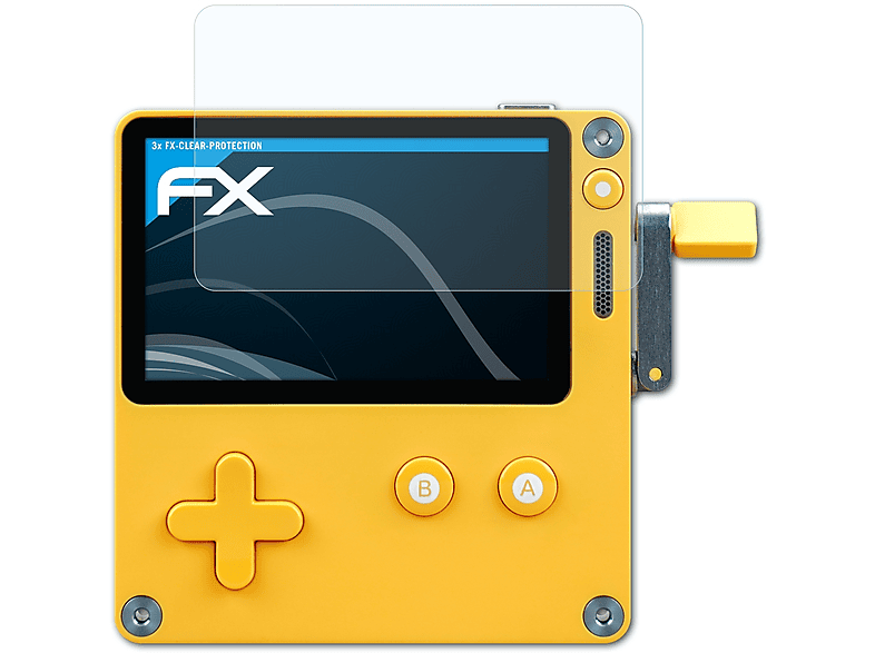 ATFOLIX 3x FX-Clear Playdate Displayschutz(für Panic)