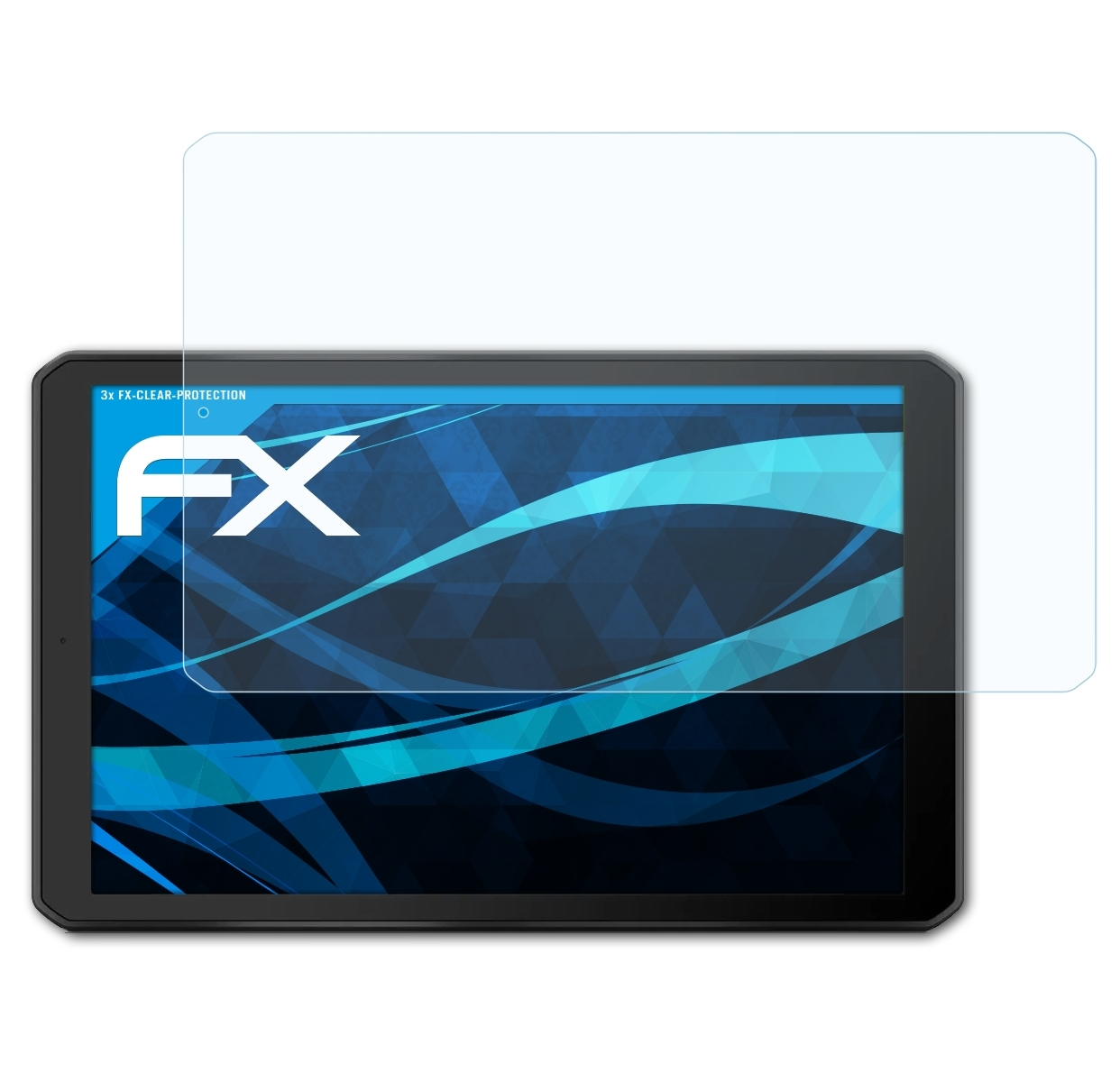 3x OTR810) dezl Garmin ATFOLIX FX-Clear Displayschutz(für
