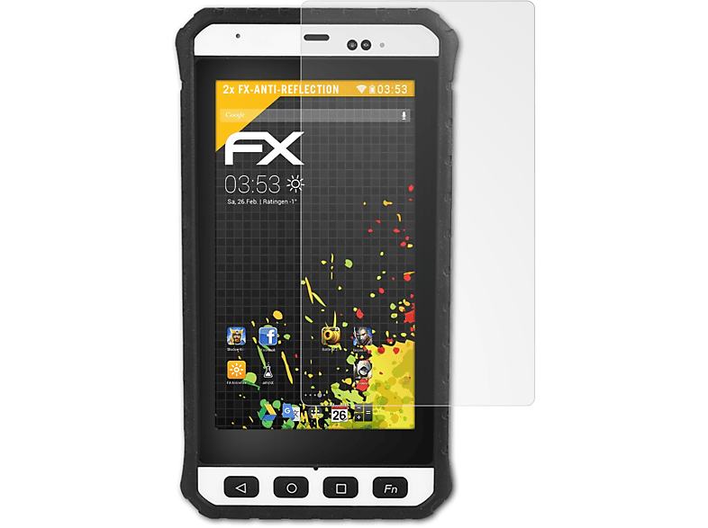 ATFOLIX 2x FX-Antireflex Displayschutz(für Onyx Julia-J05 Inch)) (5 Healthcare